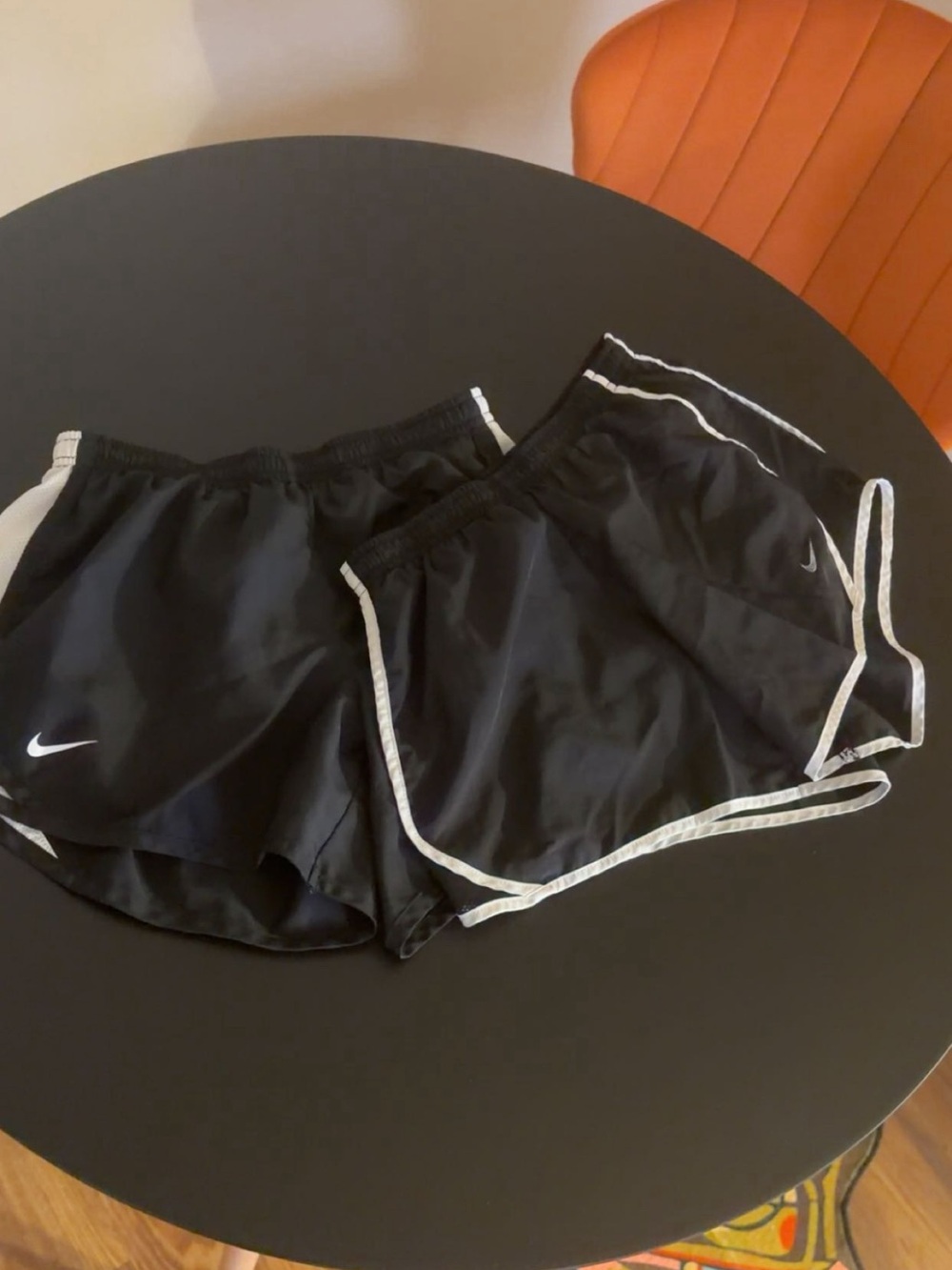 BUNDLE Nike Kid’s Black Running Shorts with White Trim